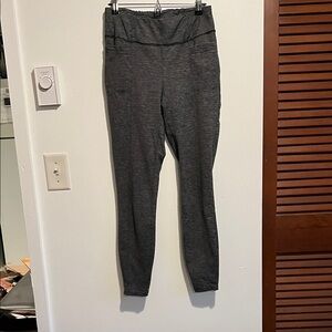 Toad&Co Black Striped Leggings